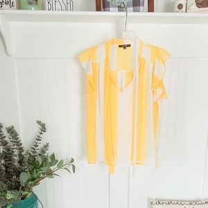 Breezy Summer Tie Front Blouse☀️